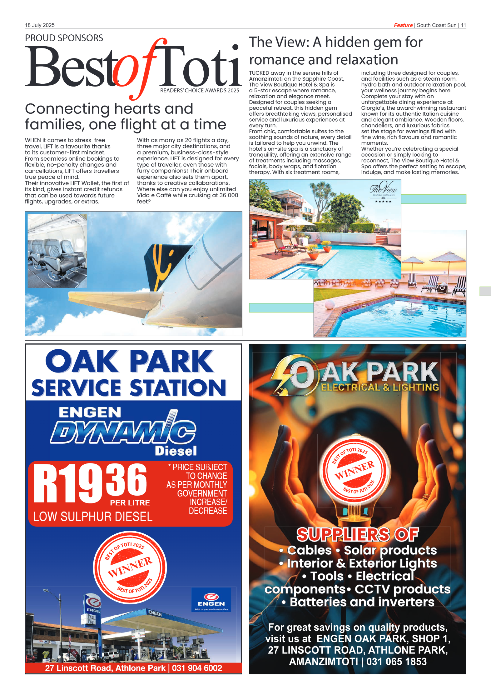 South Coast Sun 18 July 2025 page 11