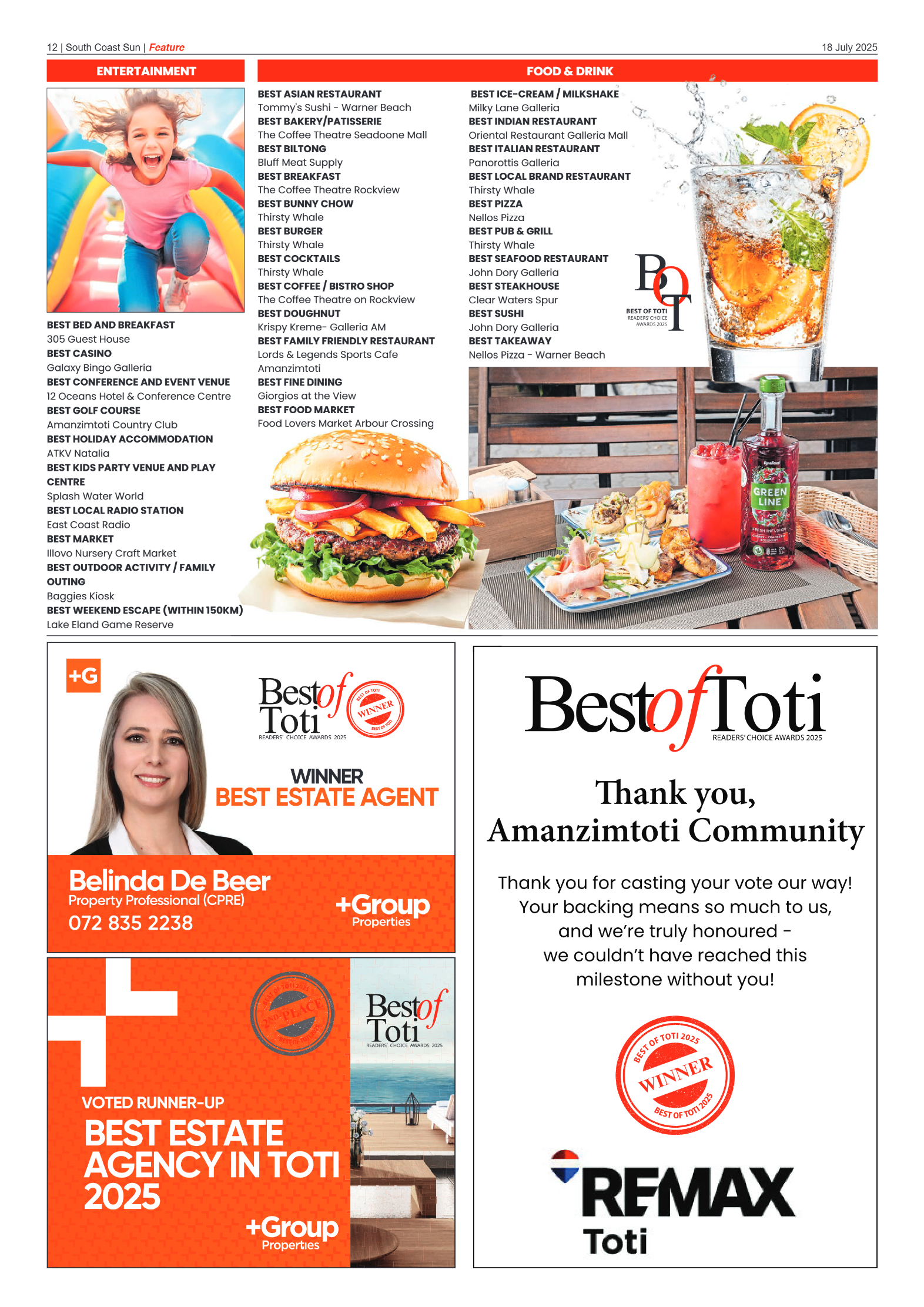 South Coast Sun 18 July 2025 page 12