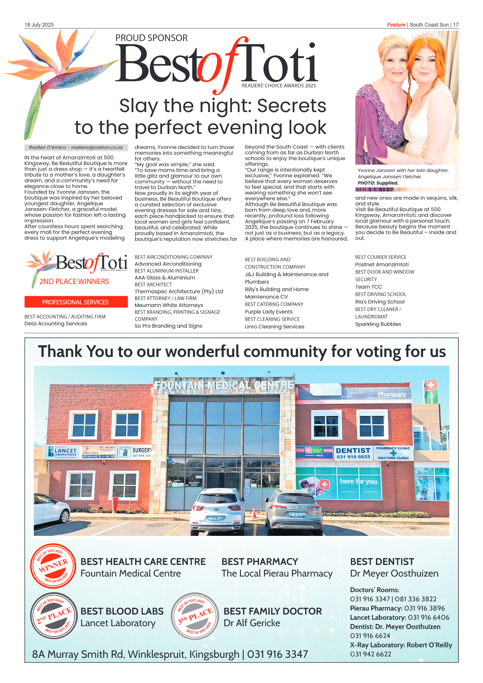 South Coast Sun 18 July 2025 page 17