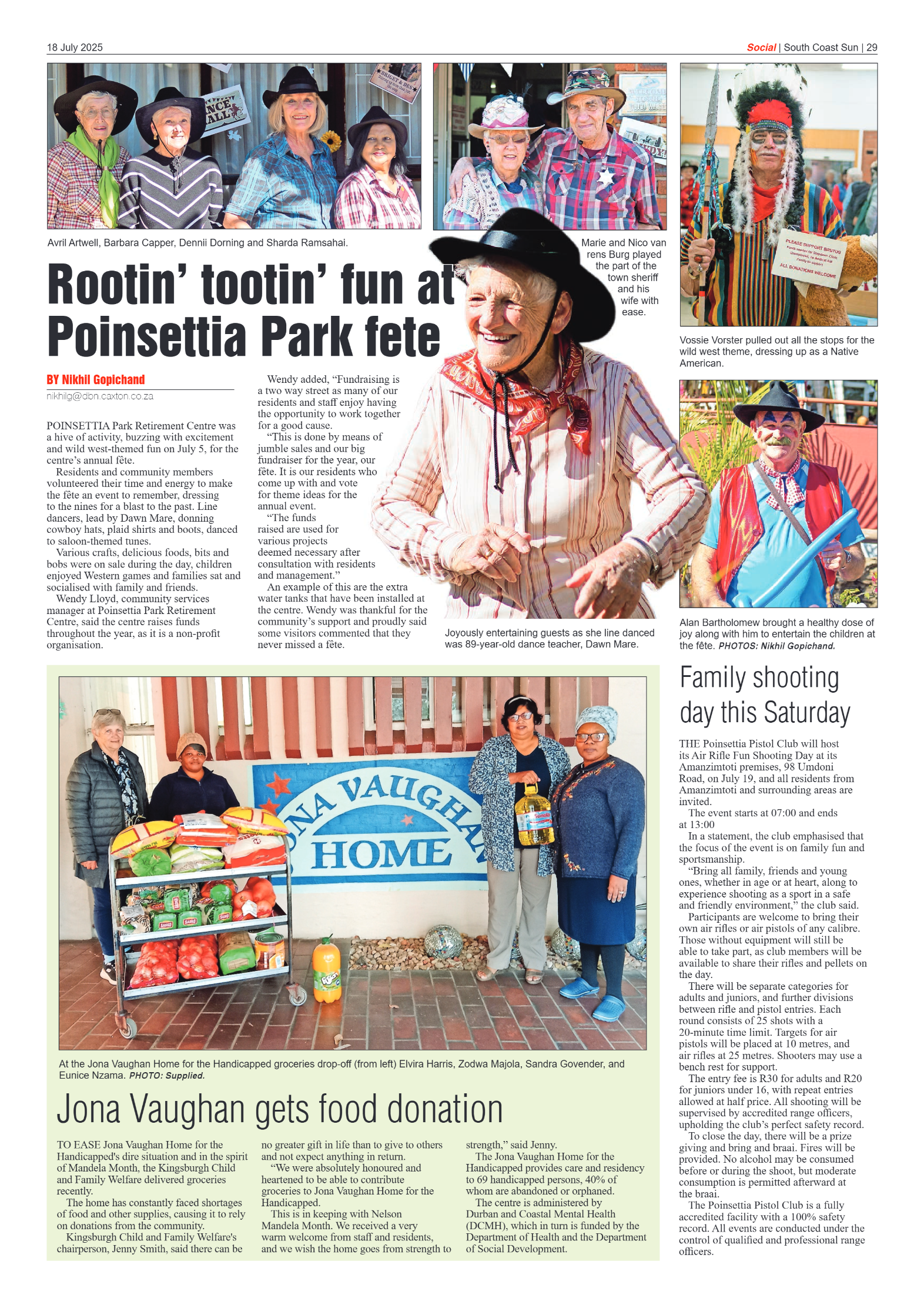 South Coast Sun 18 July 2025 page 29