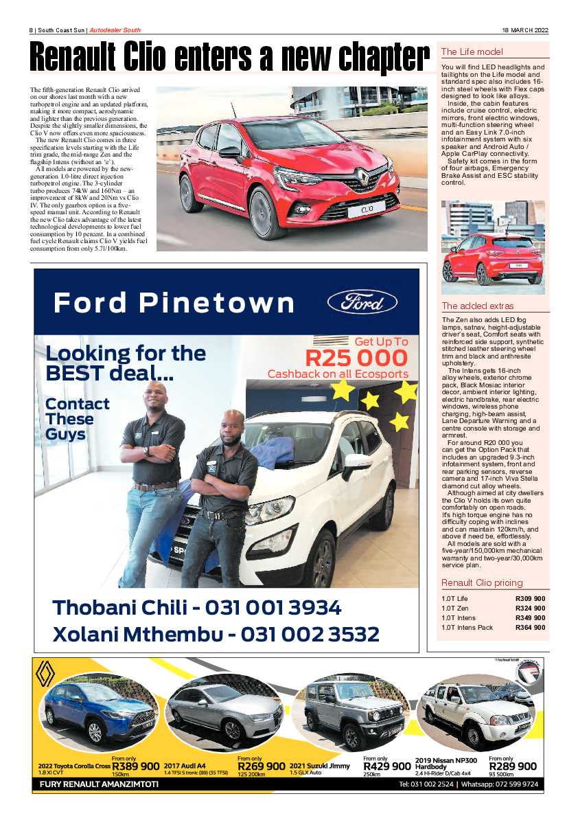 South Coast Sun 18 March 2022 page 8