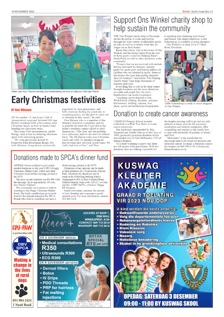 South Coast Sun 18 November 2022 page 5
