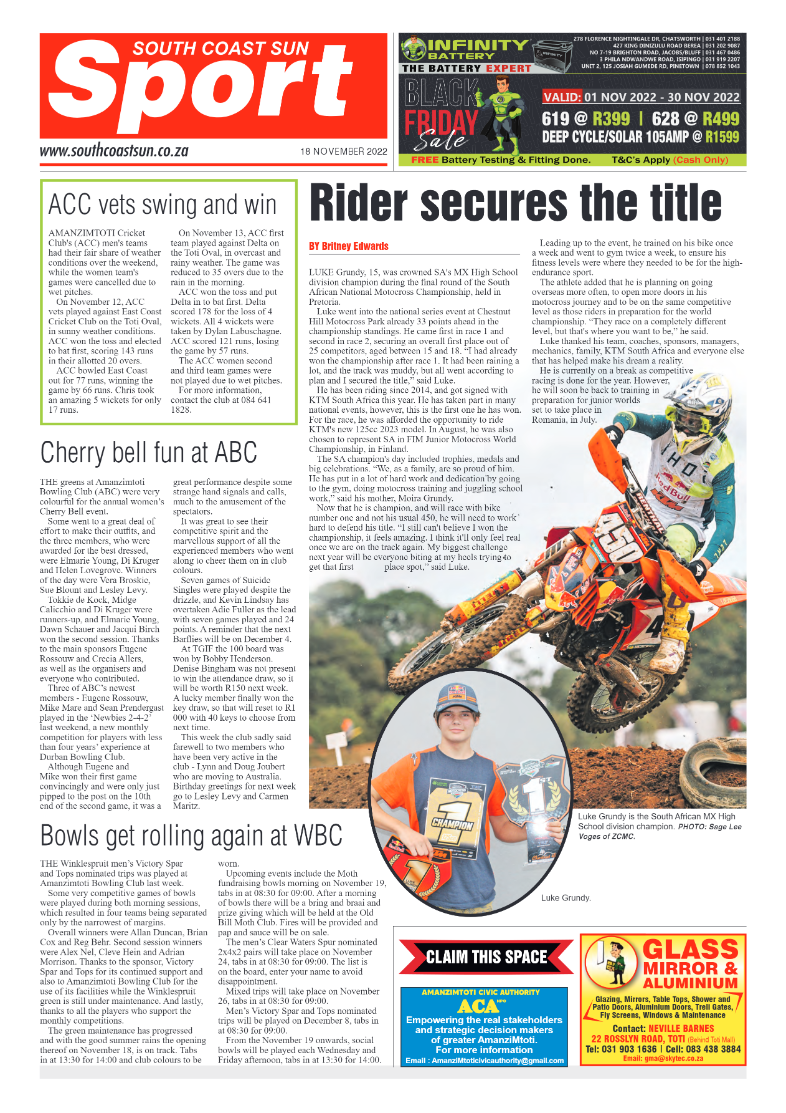 South Coast Sun 18 November 2022 page 8