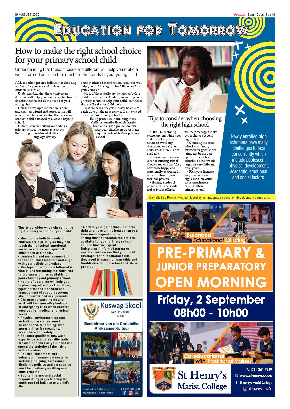 South Coast Sun 19 August 2022 page 9