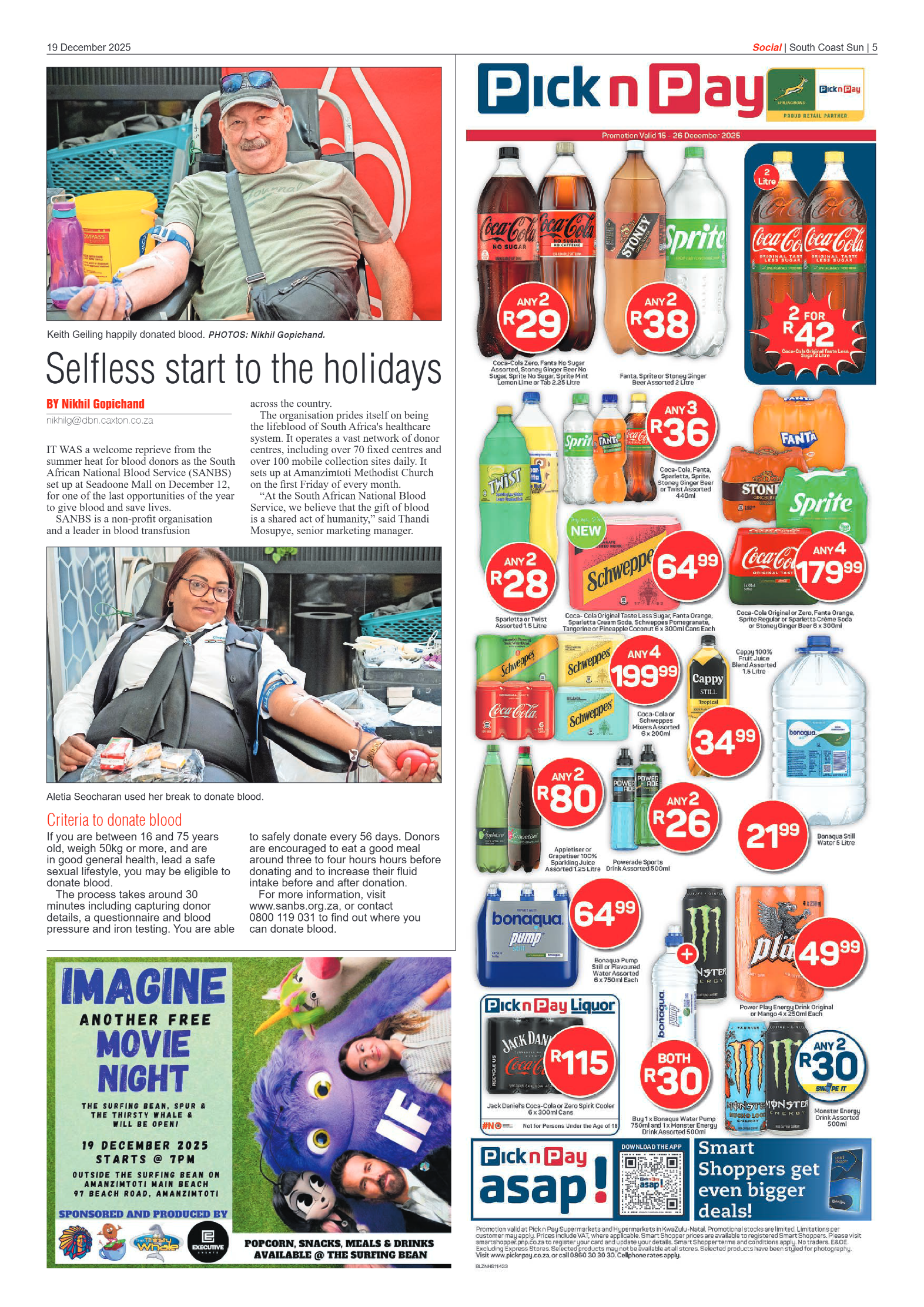South Coast Sun 19 December 2025 page 5