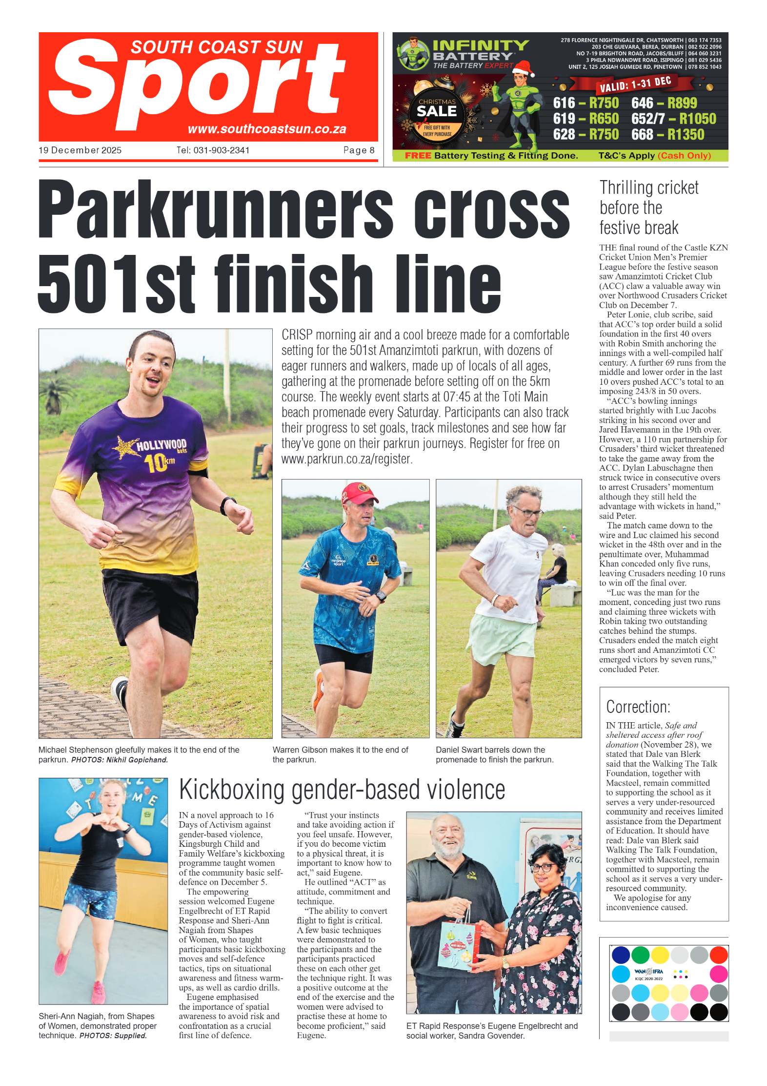 South Coast Sun 19 December 2025 page 8
