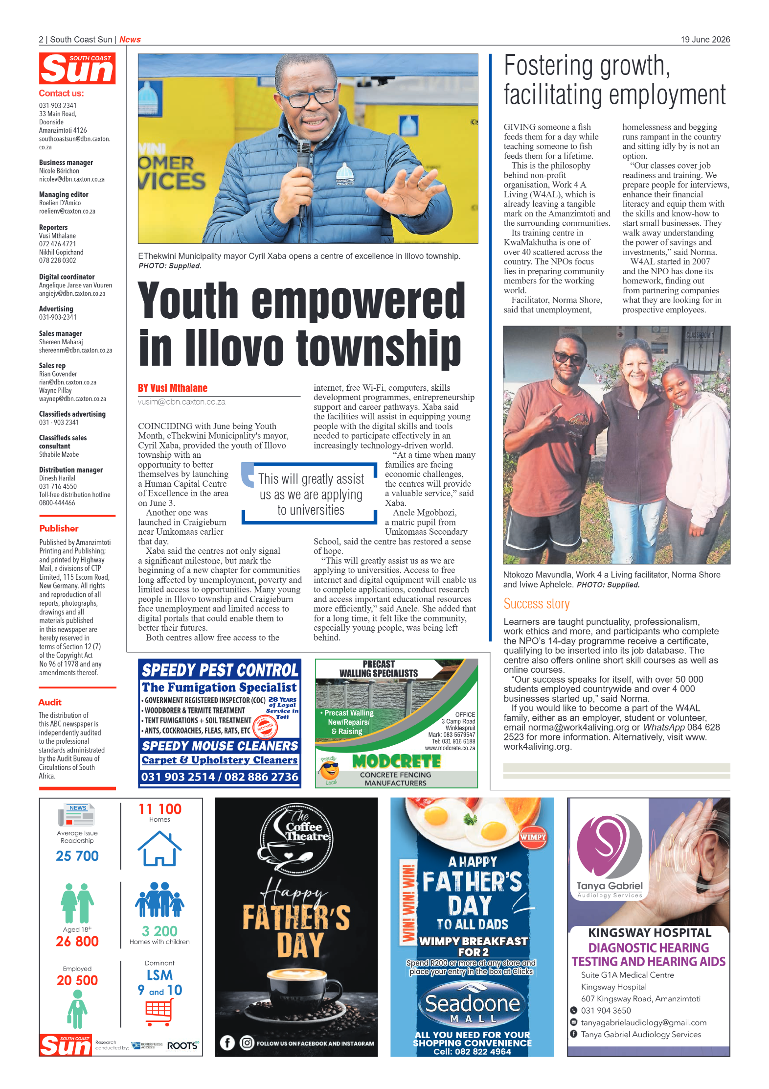 South Coast Sun 19 June 2026 page 2
