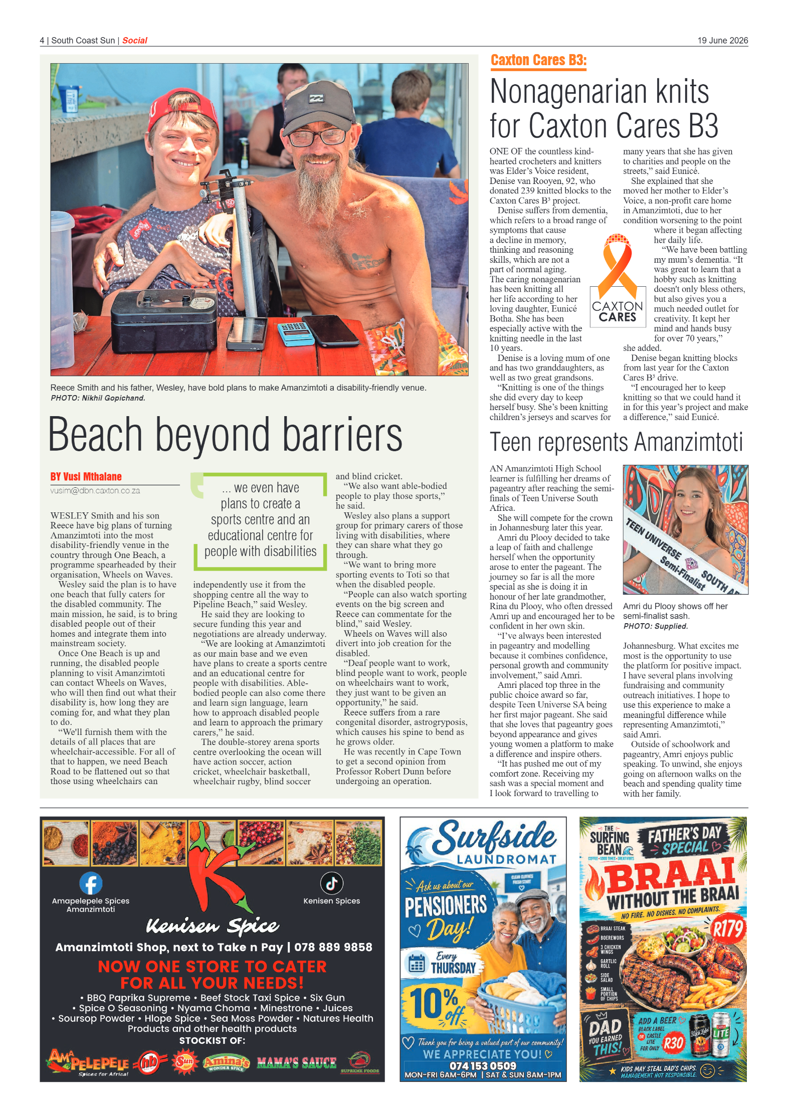 South Coast Sun 19 June 2026 page 4