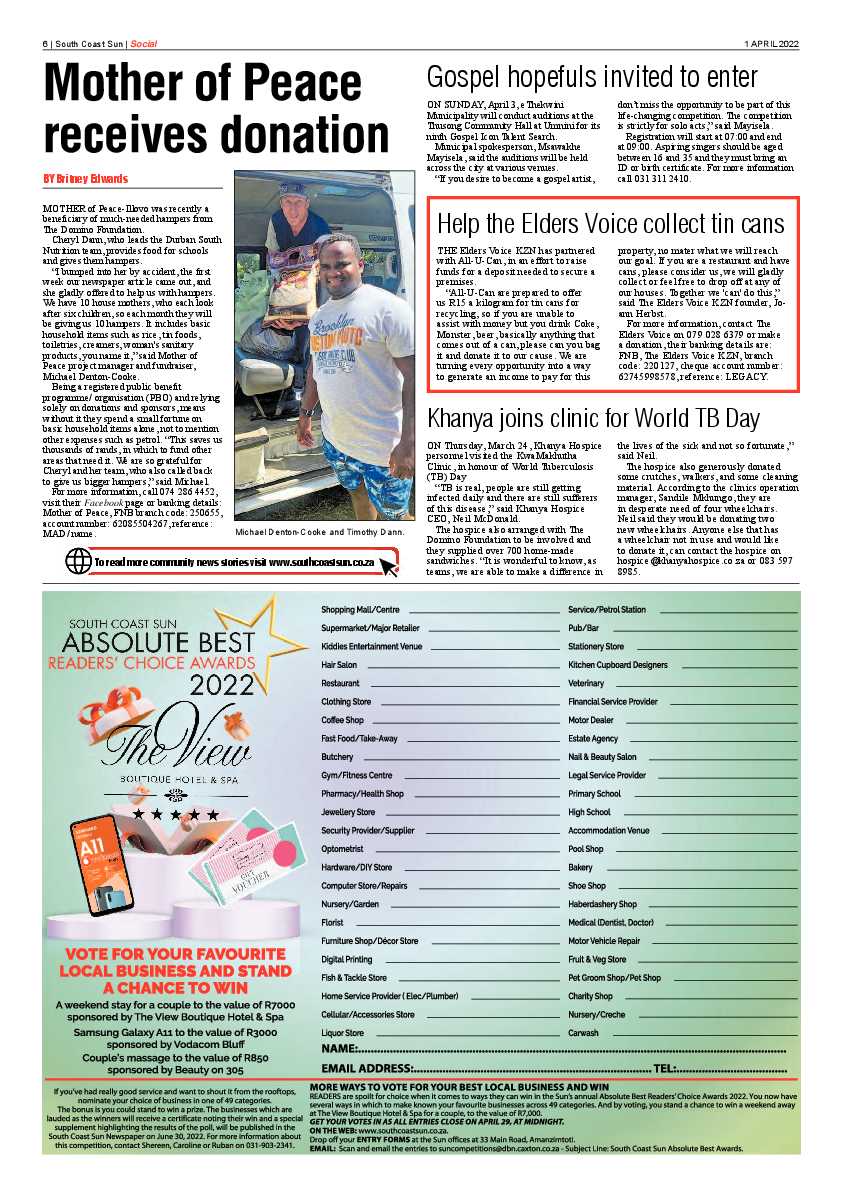 South Coast Sun 1 April 2022 page 6