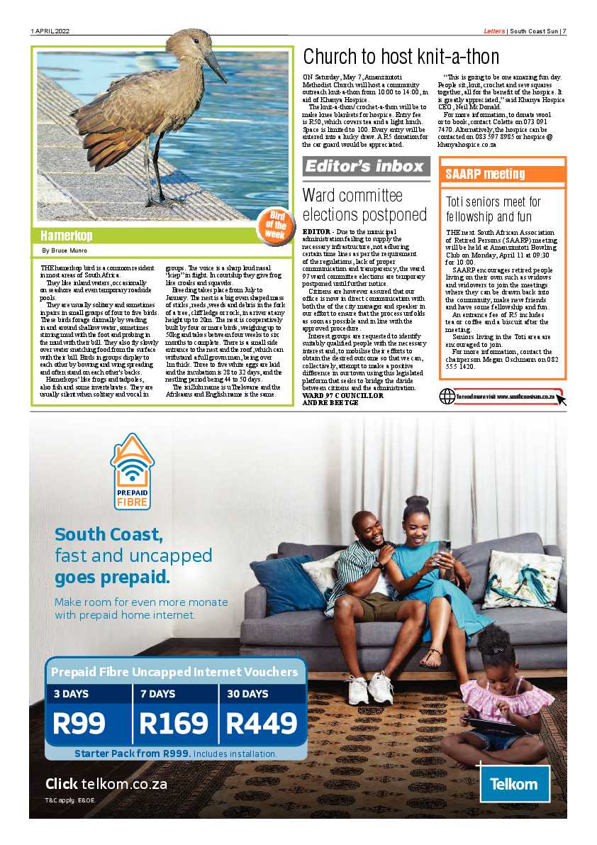 South Coast Sun 1 April 2022 page 7