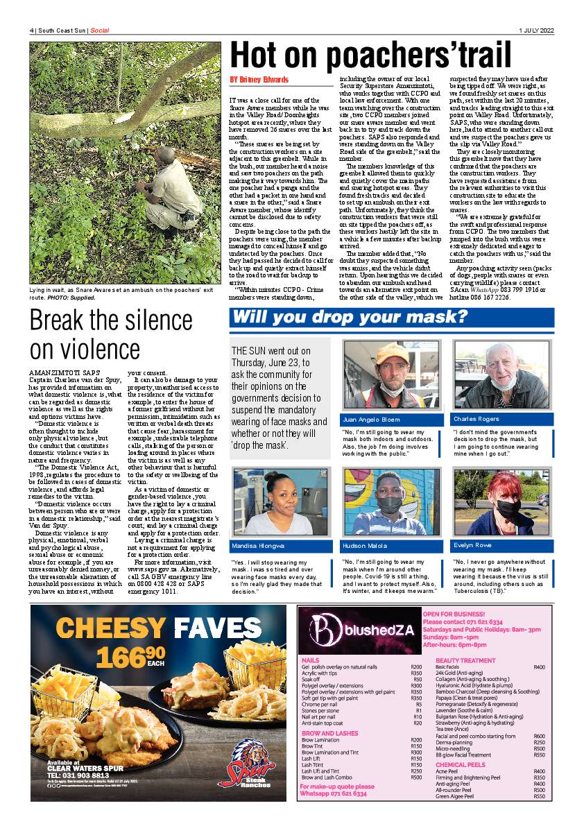 South Coast Sun 1 July 2022 page 4