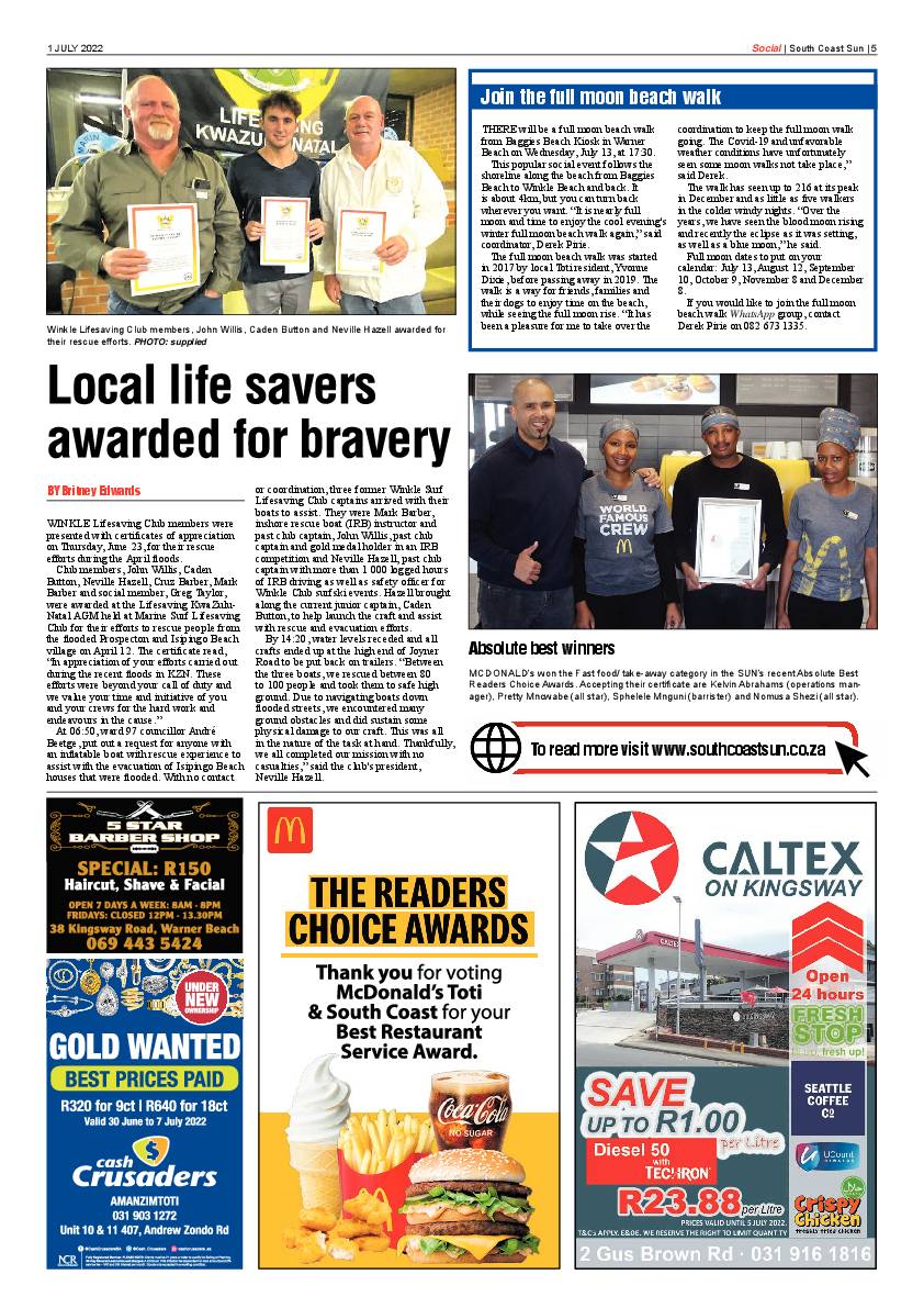 South Coast Sun 1 July 2022 page 5