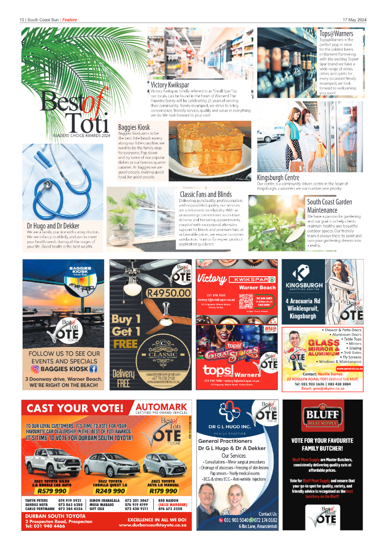 South Coast Sun 17 May 2024 page 10