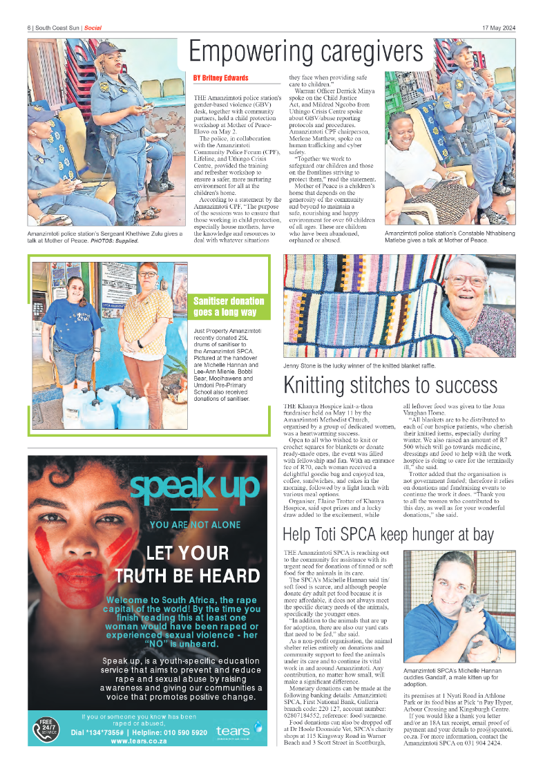 South Coast Sun 17 May 2024 page 6