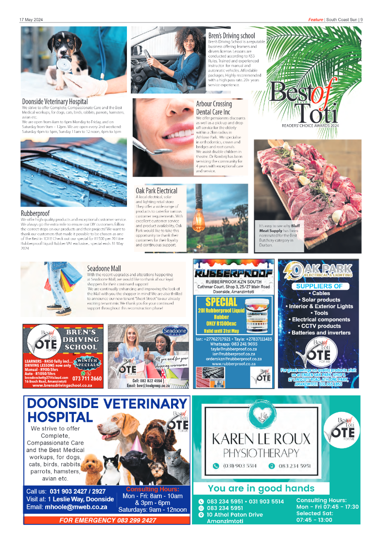 South Coast Sun 17 May 2024 page 9