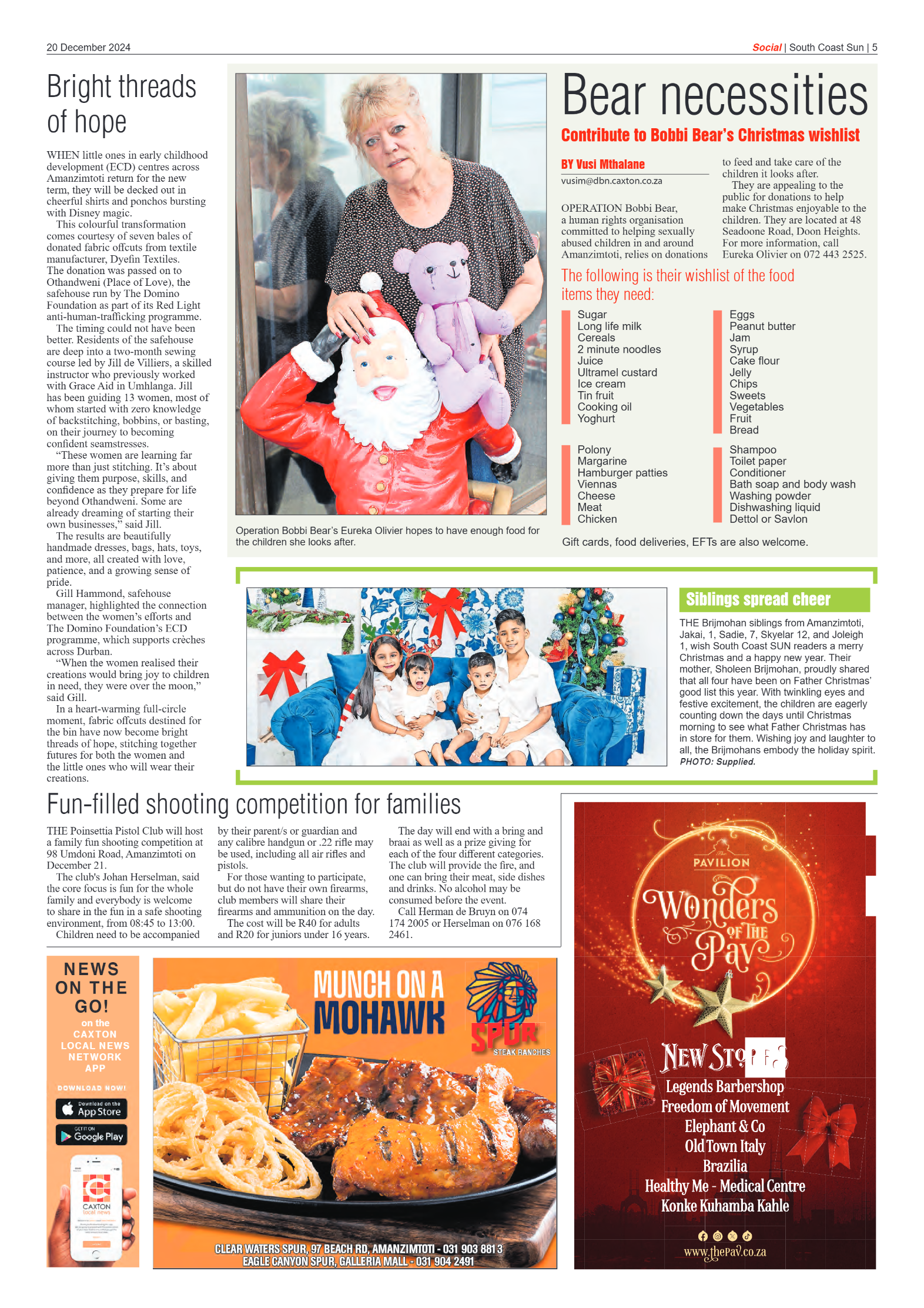 South Coast Sun 20 December 2024 page 5