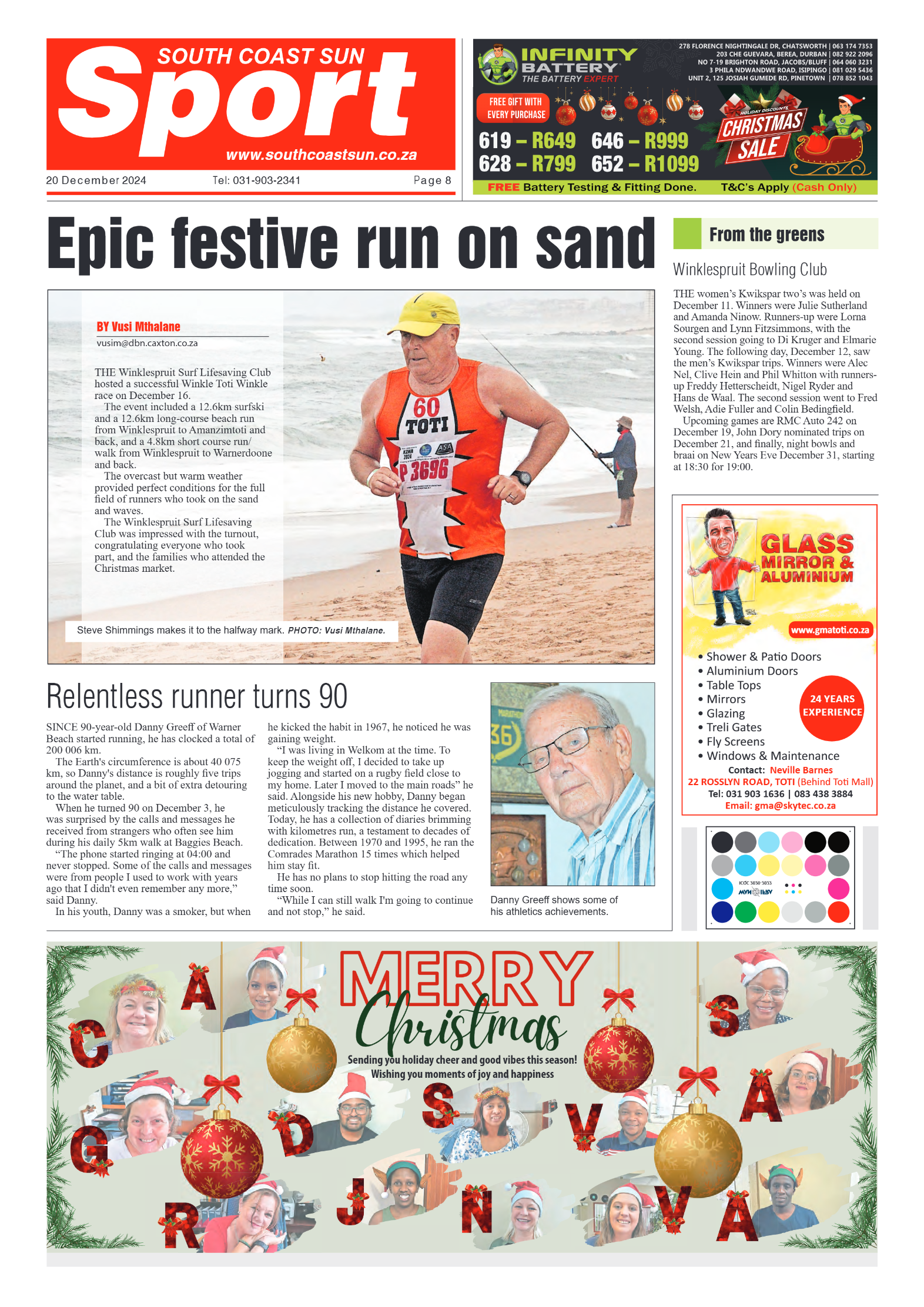 South Coast Sun 20 December 2024 page 8