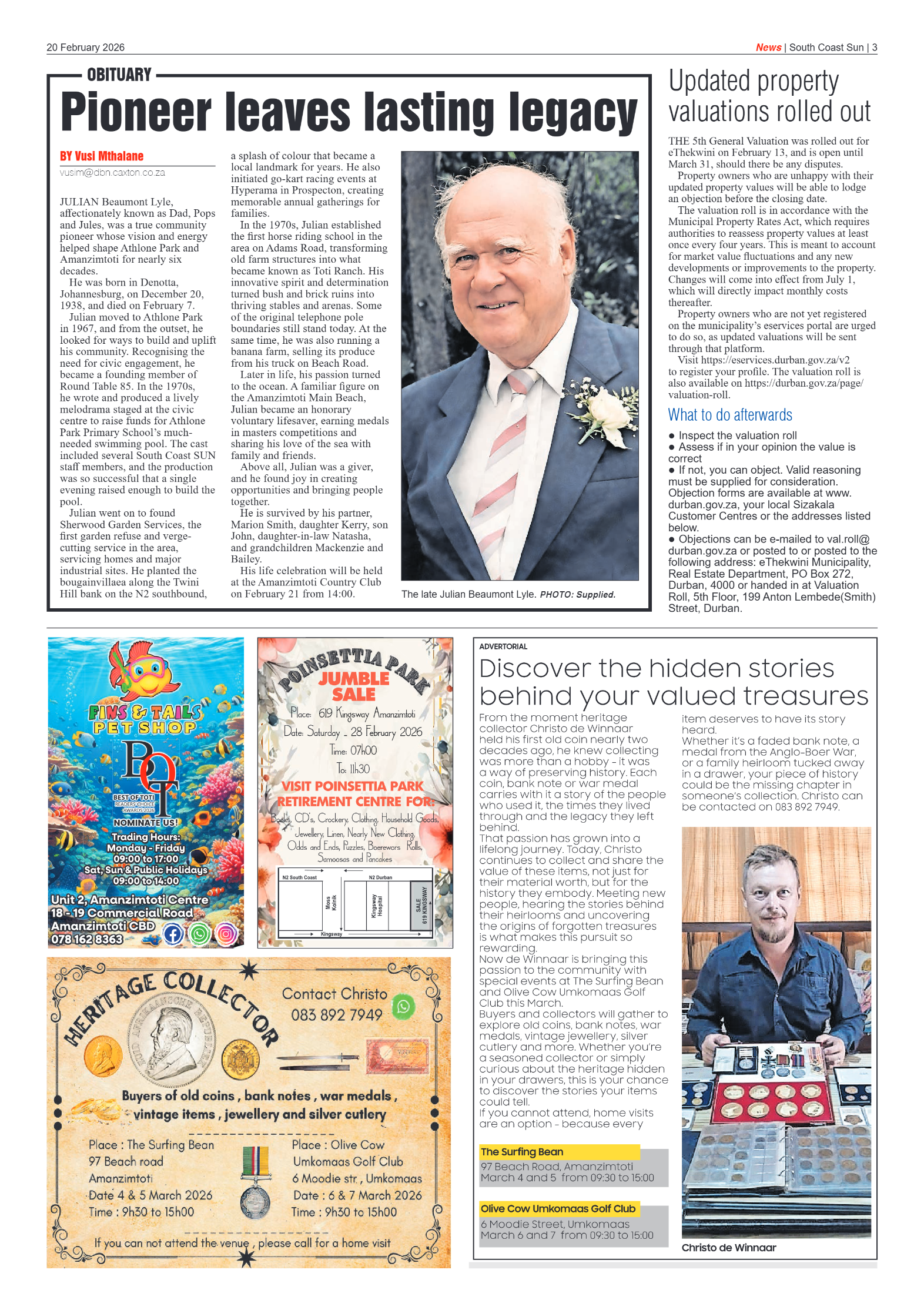 South Coast Sun 20 February 2026 page 3