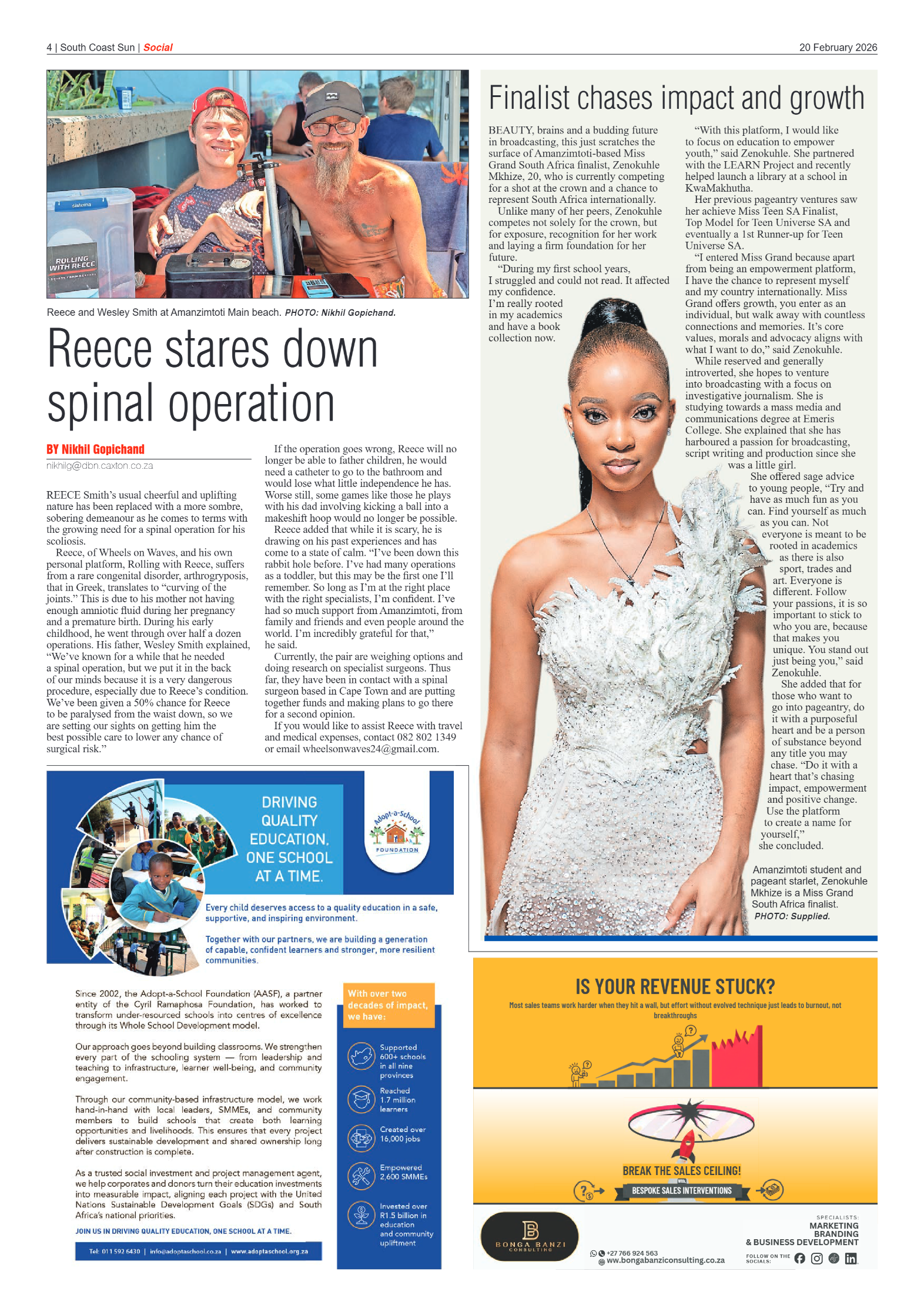 South Coast Sun 20 February 2026 page 4