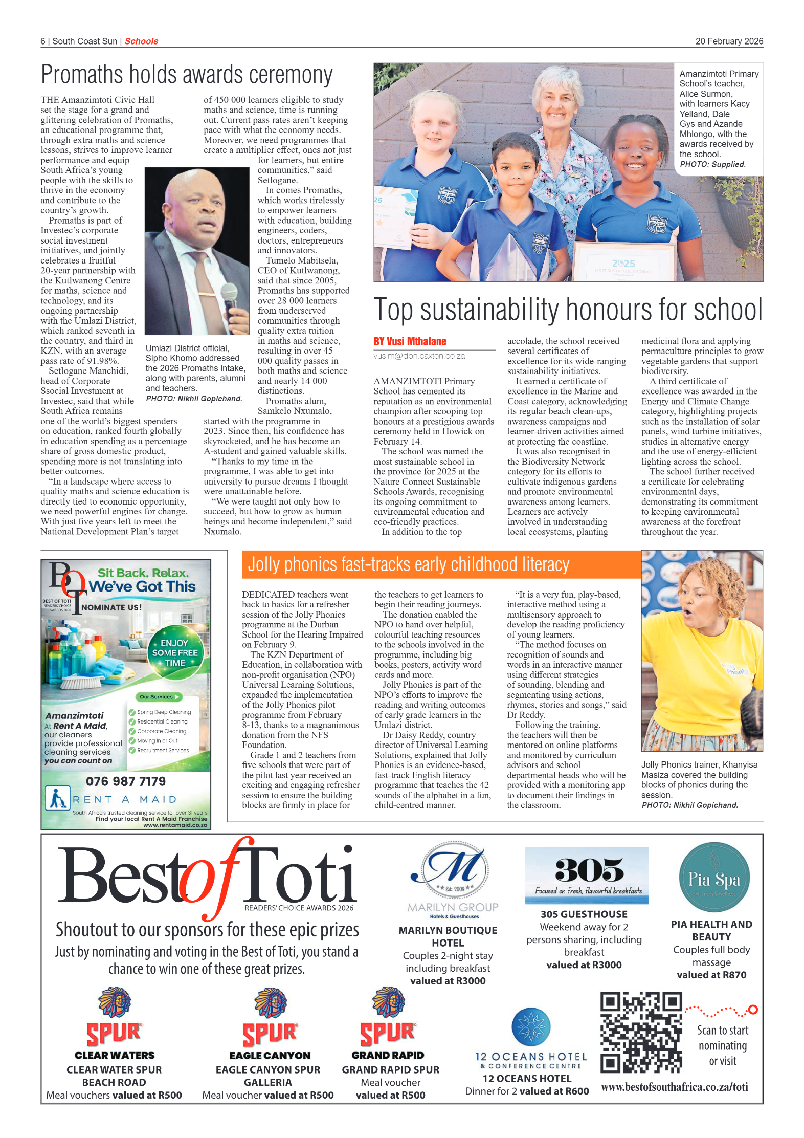 South Coast Sun 20 February 2026 page 6