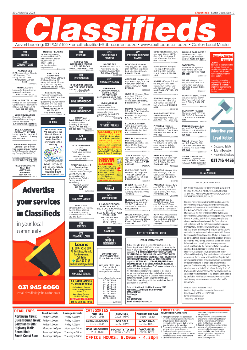 South Coast Sun 20 January 2023 page 7