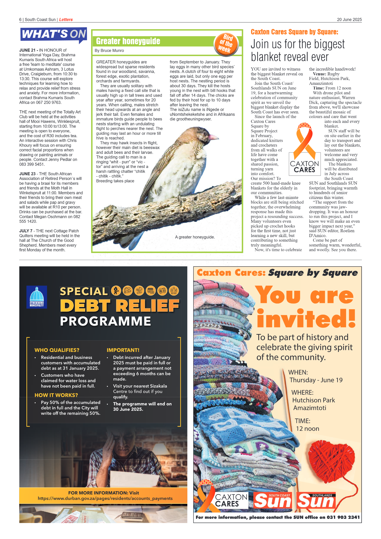 South Coast Sun 20 June 2025 page 6