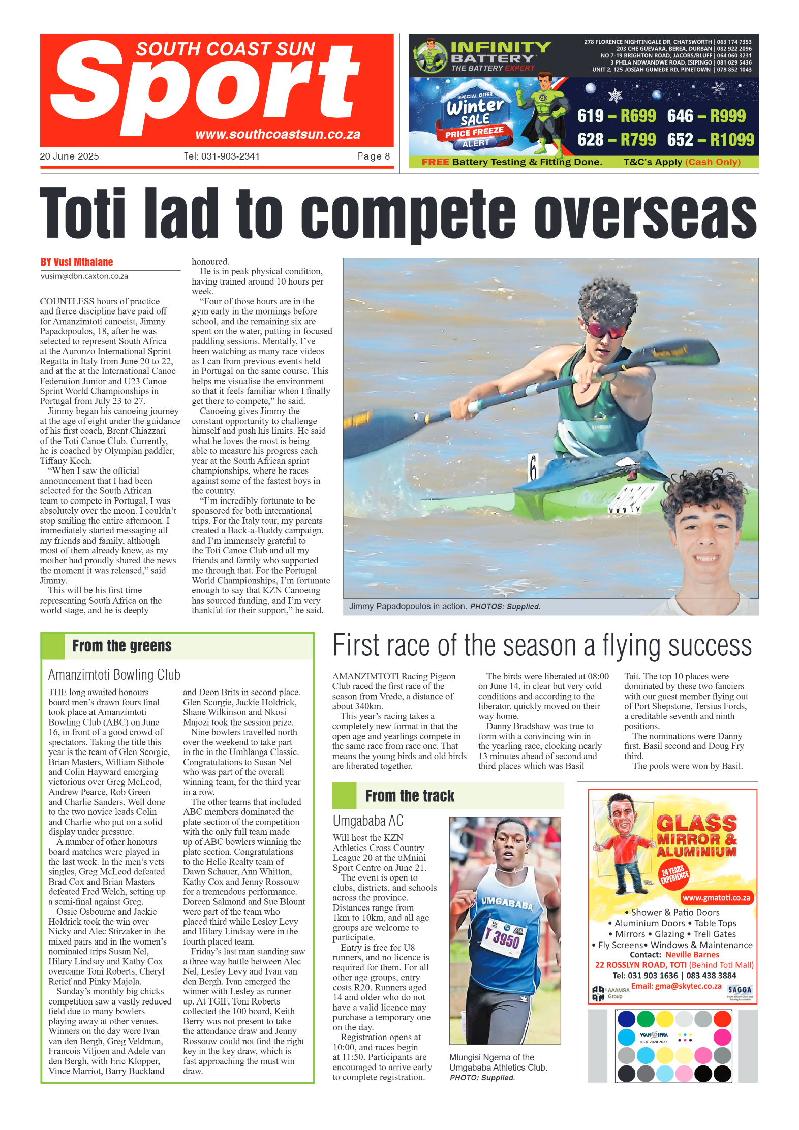 South Coast Sun 20 June 2025 page 8