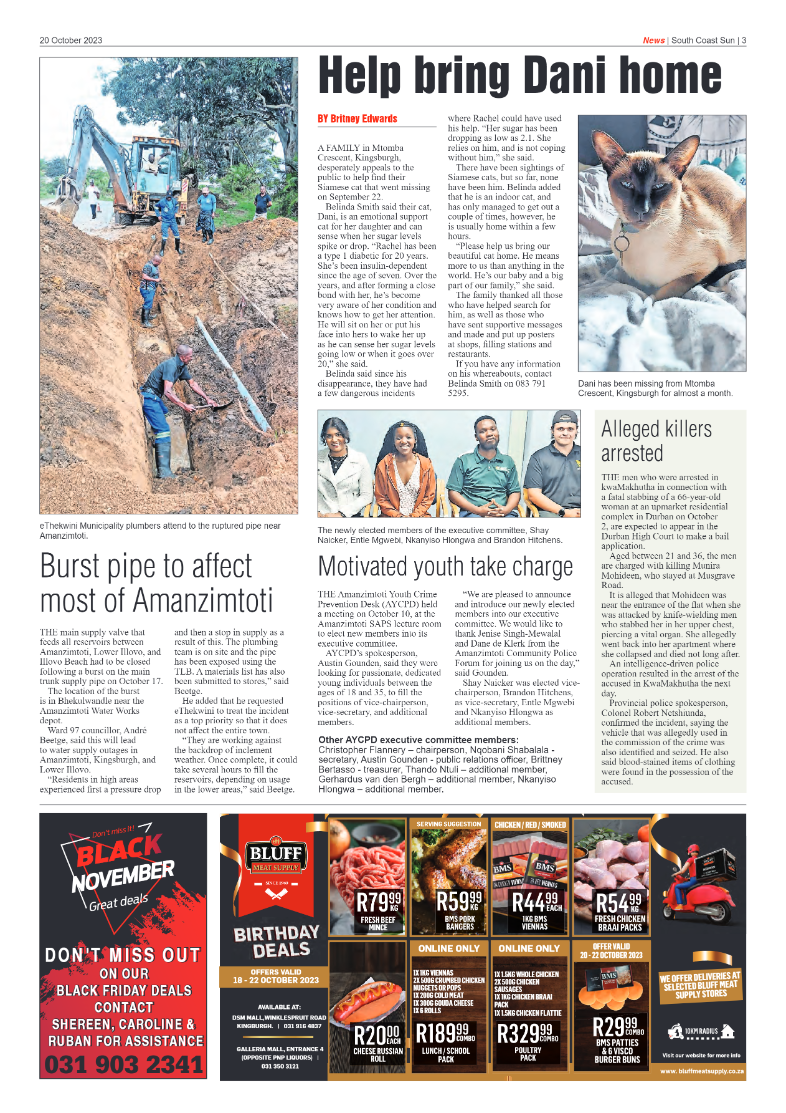 South Coast Sun 20 October 2023 page 3