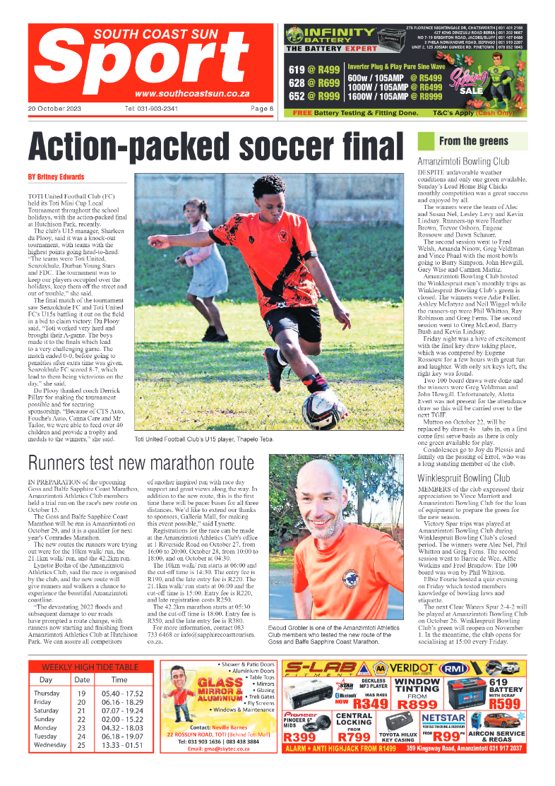 South Coast Sun 20 October 2023 page 8