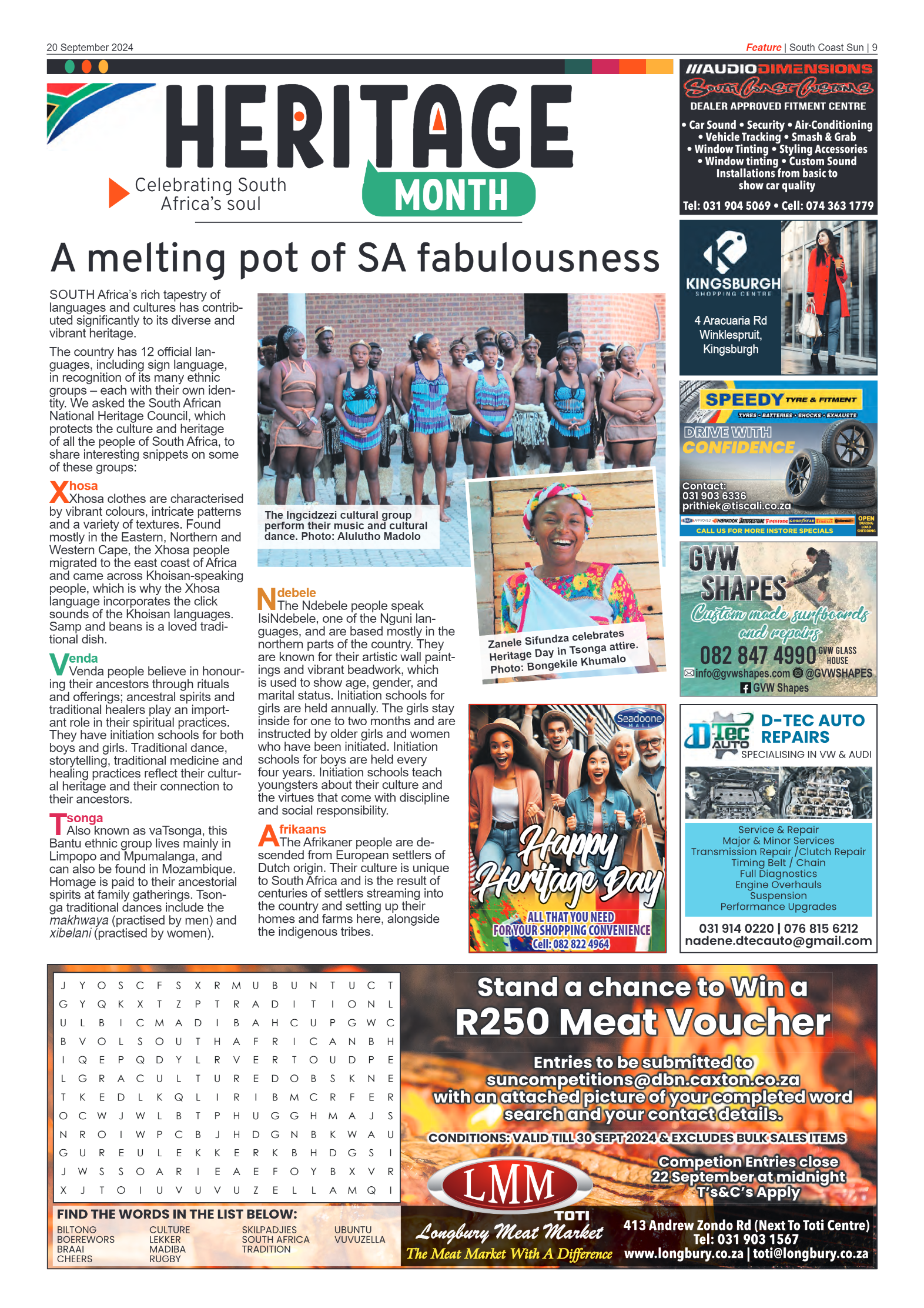 South Coast Sun 20 September 2024 page 9