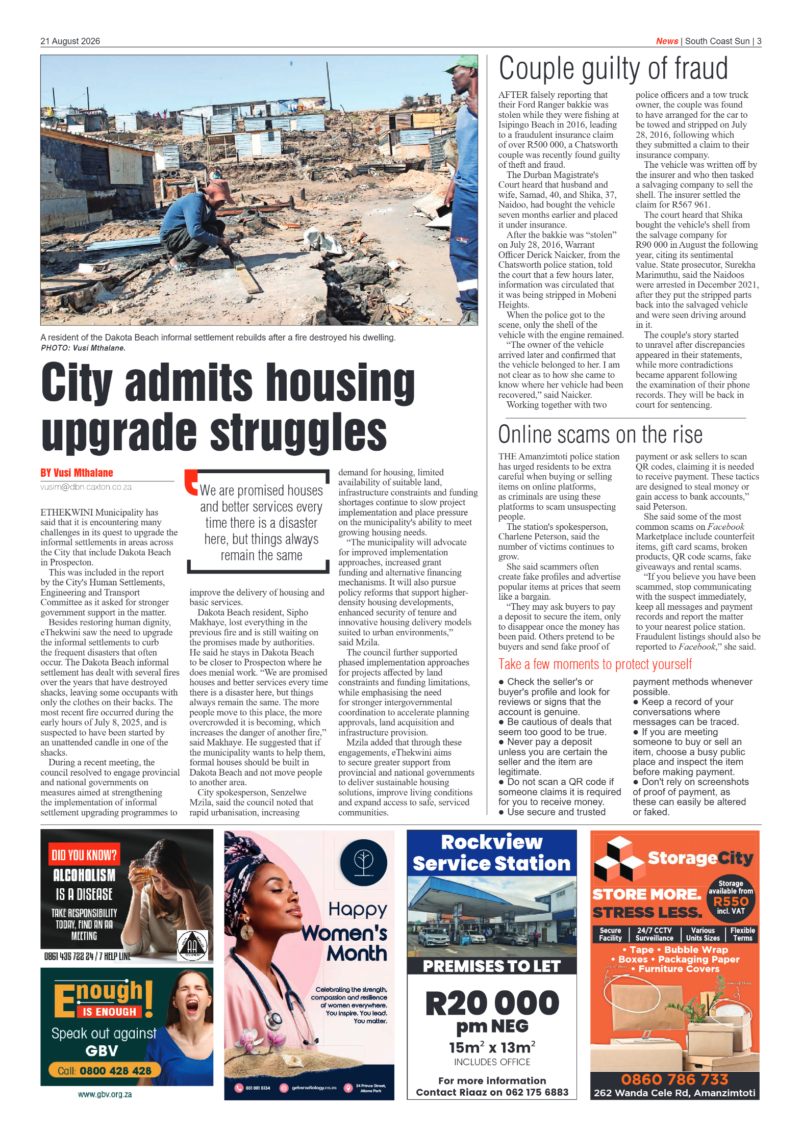 South Coast Sun 21 August 2026 page 3
