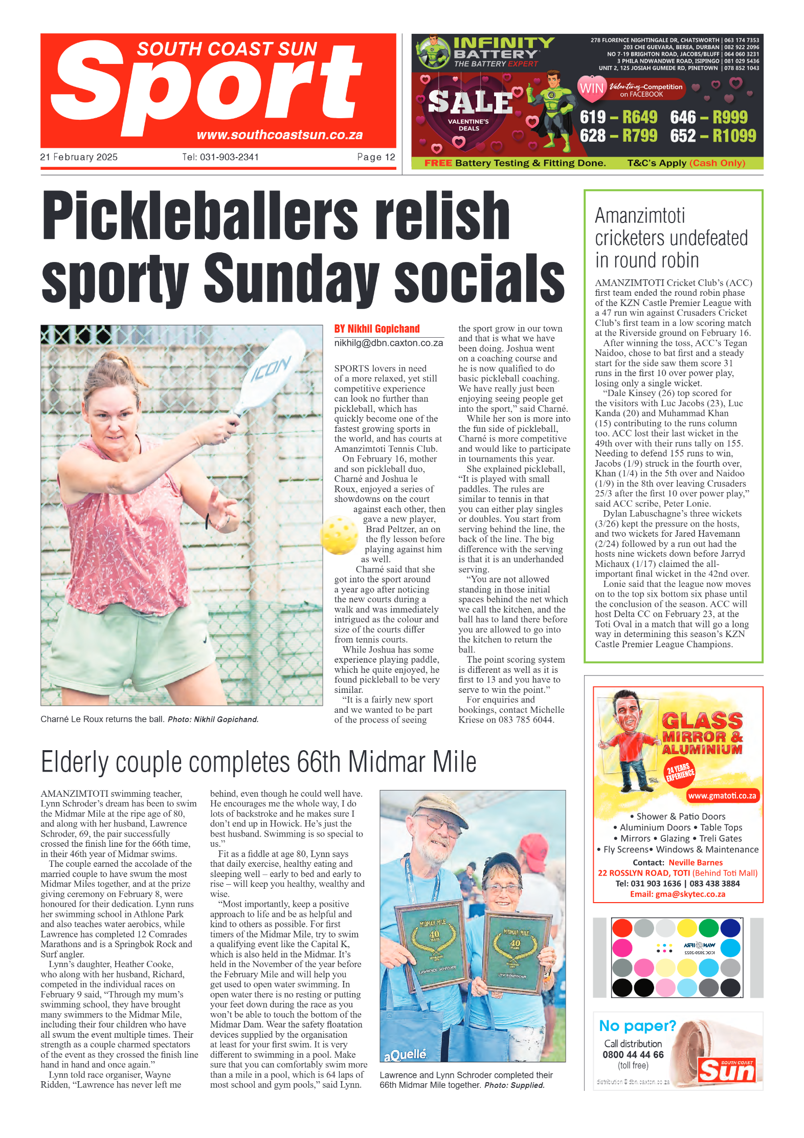 South Coast Sun 21 February 2025 page 12