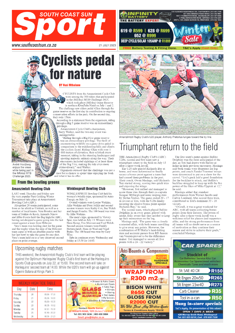South Coast Sun 21 July 2023 page 8