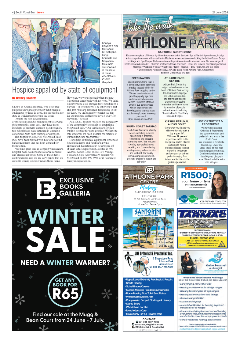 South Coast Sun 21 June 2024 page 4