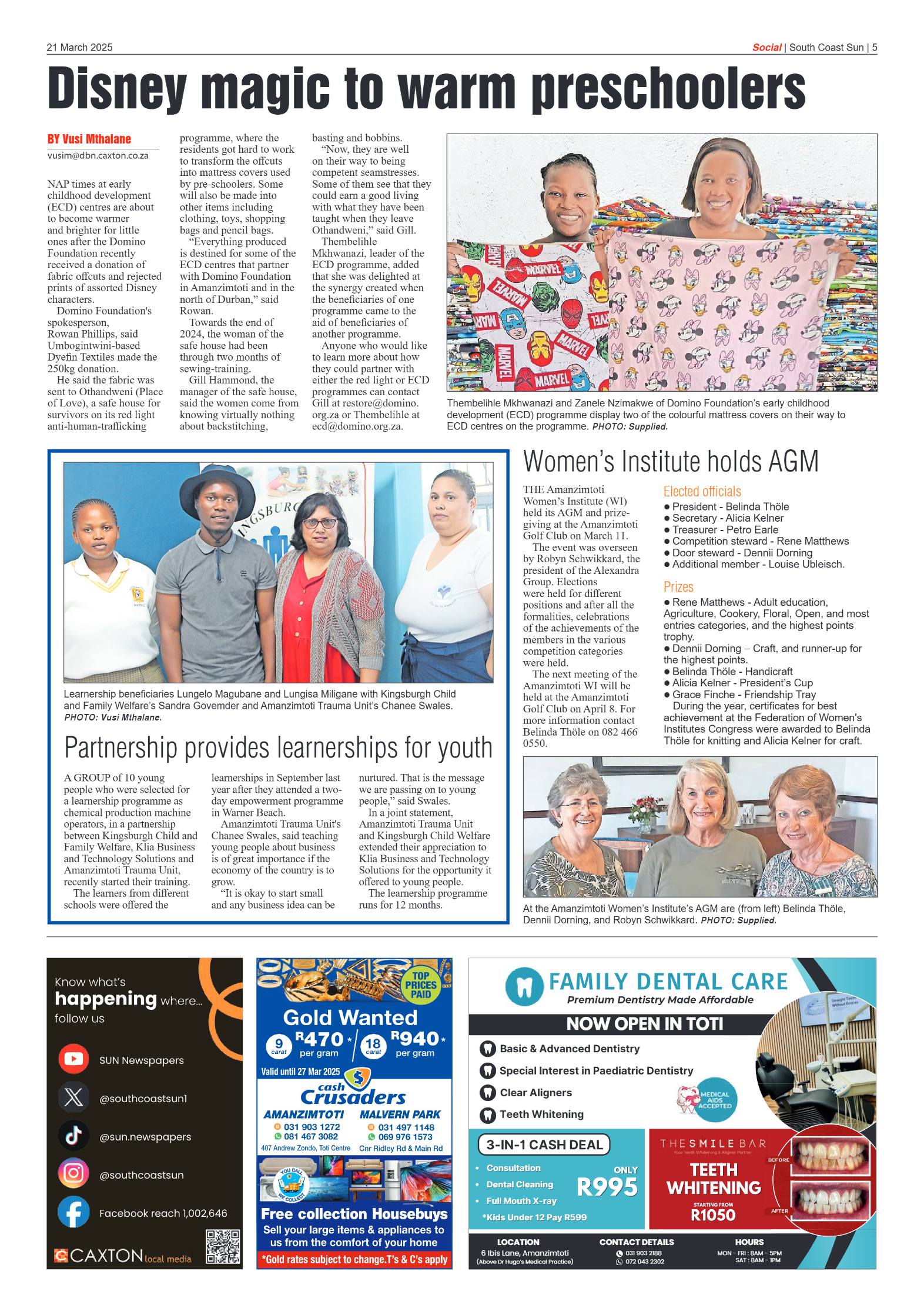South Coast Sun 21 March 2025 page 5