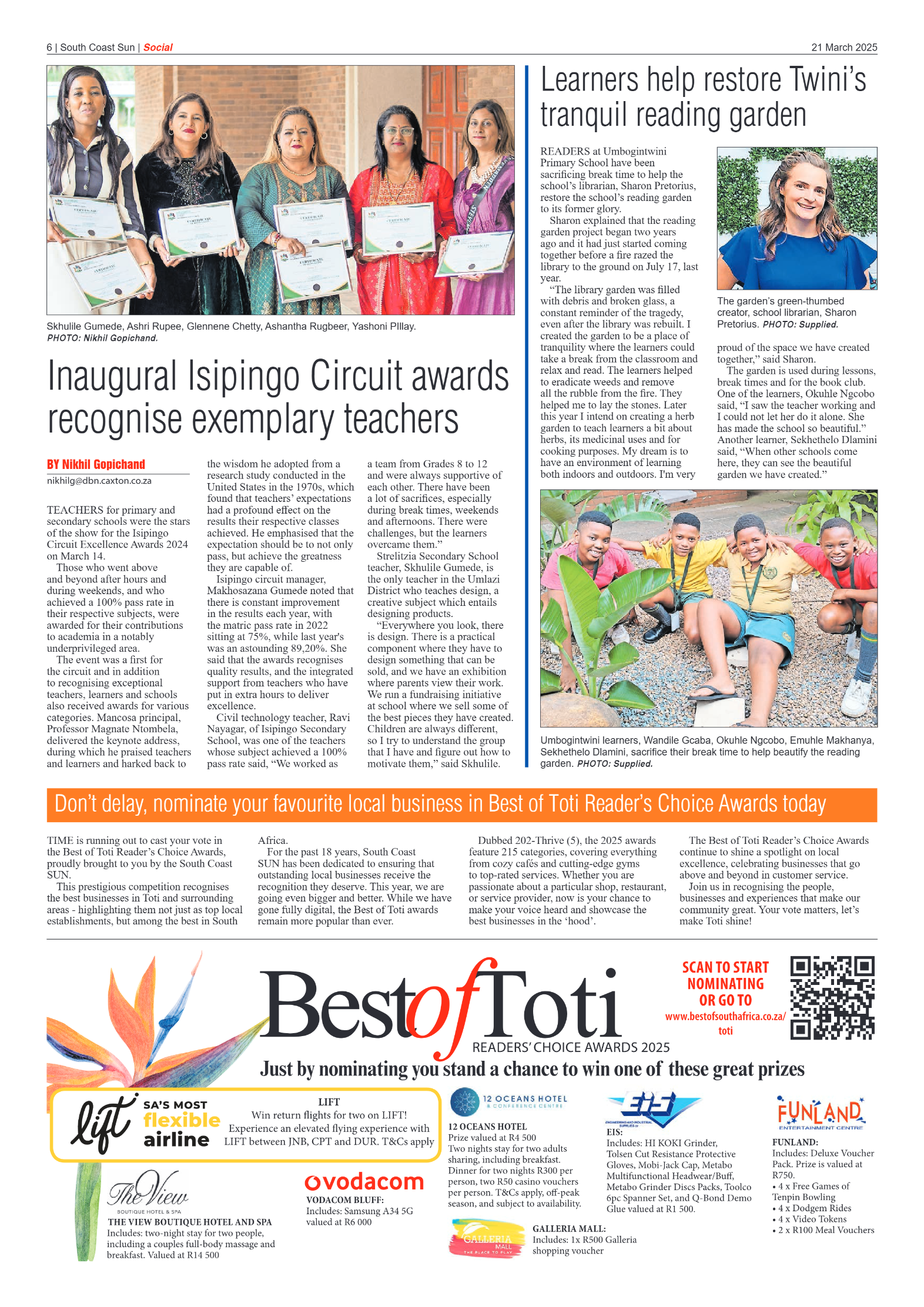 South Coast Sun 21 March 2025 page 6