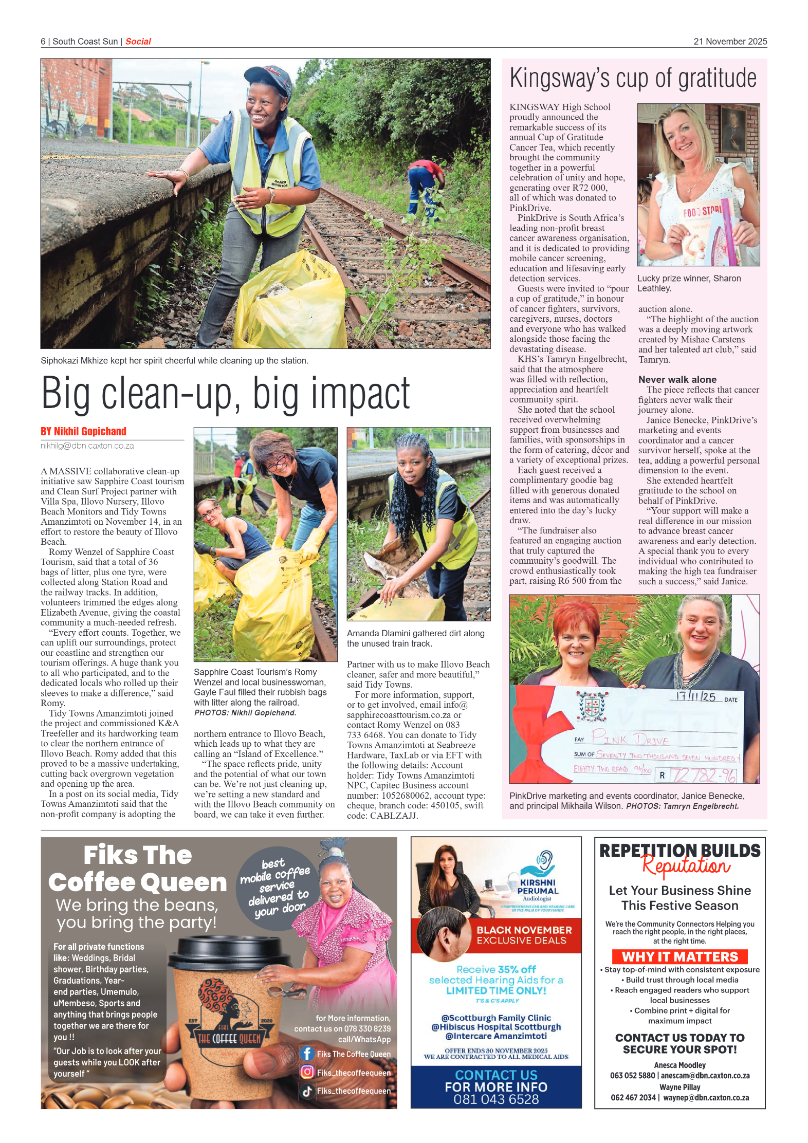 South Coast Sun 21 November 2025 page 6