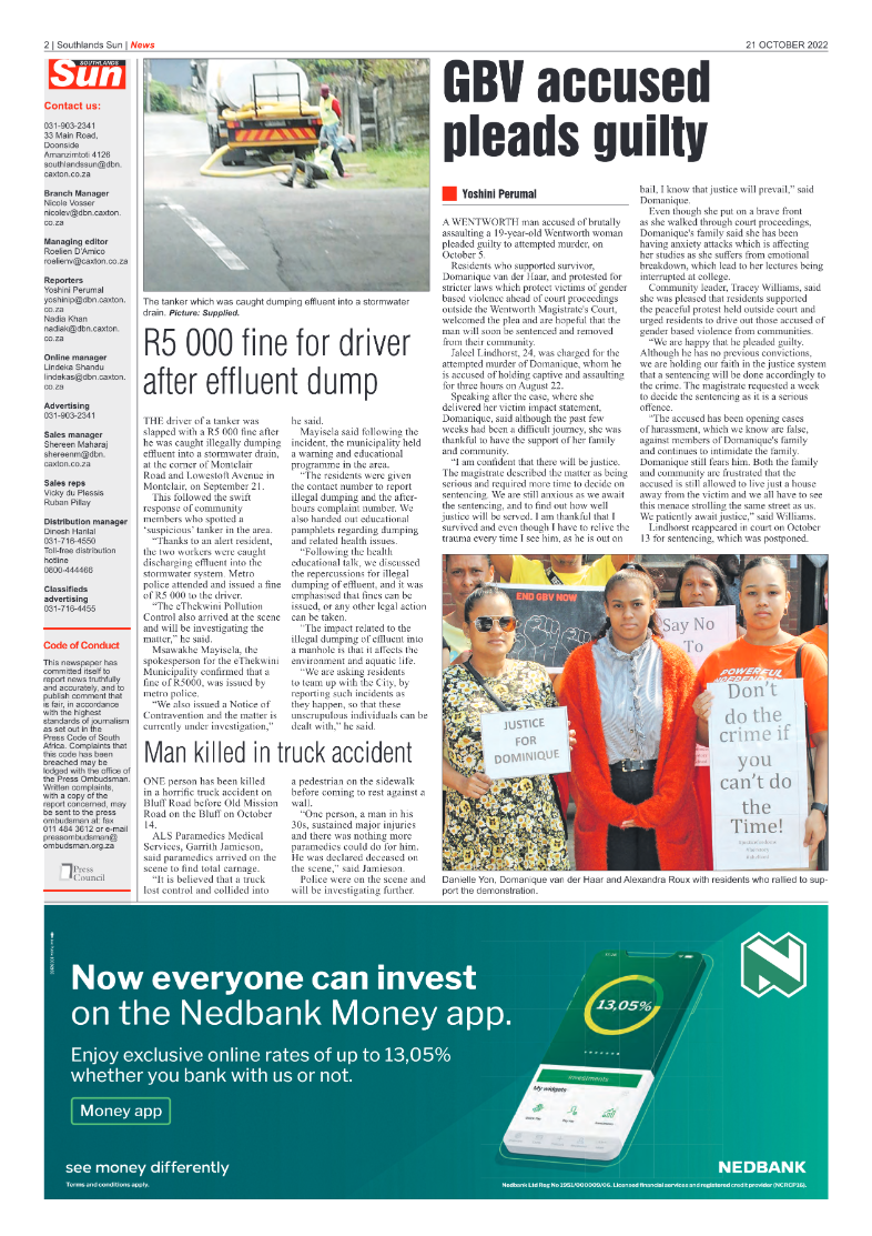 Southlands Sun 21 October 2022 page 2