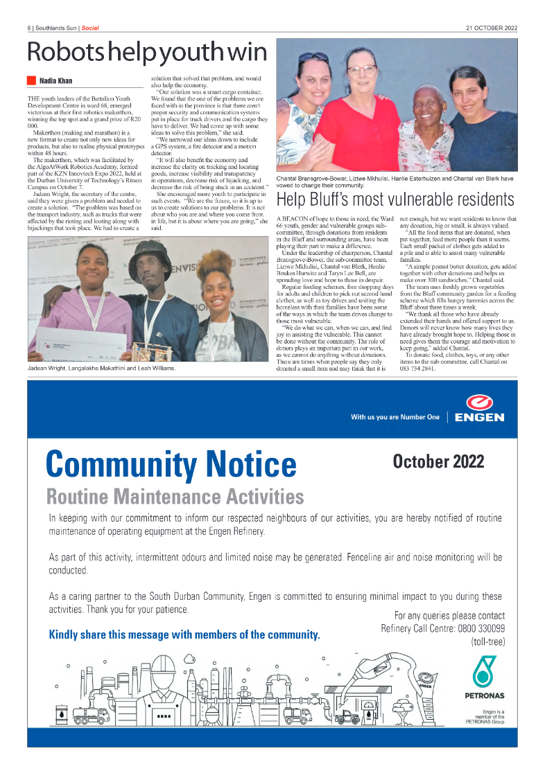 Southlands Sun 21 October 2022 page 6