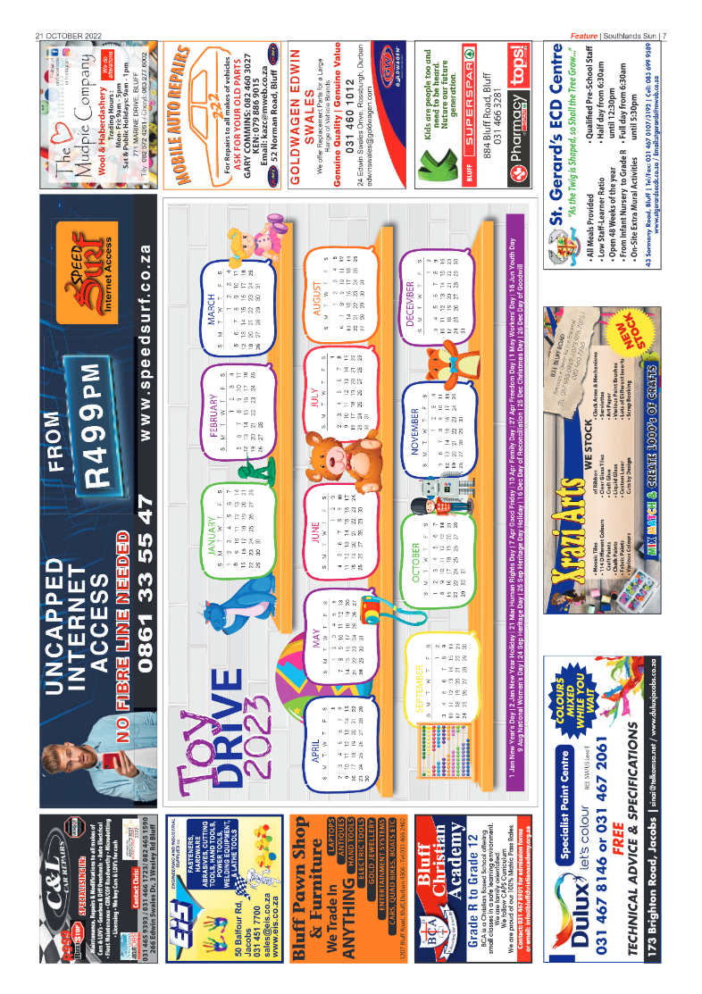 Southlands Sun 21 October 2022 page 7