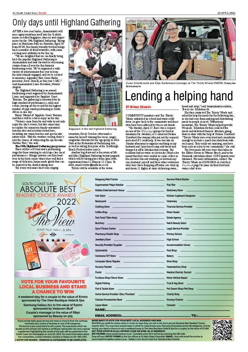 South Coast Sun 22 April 2022 page 4