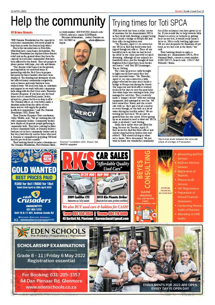 South Coast Sun 22 April 2022 page 5
