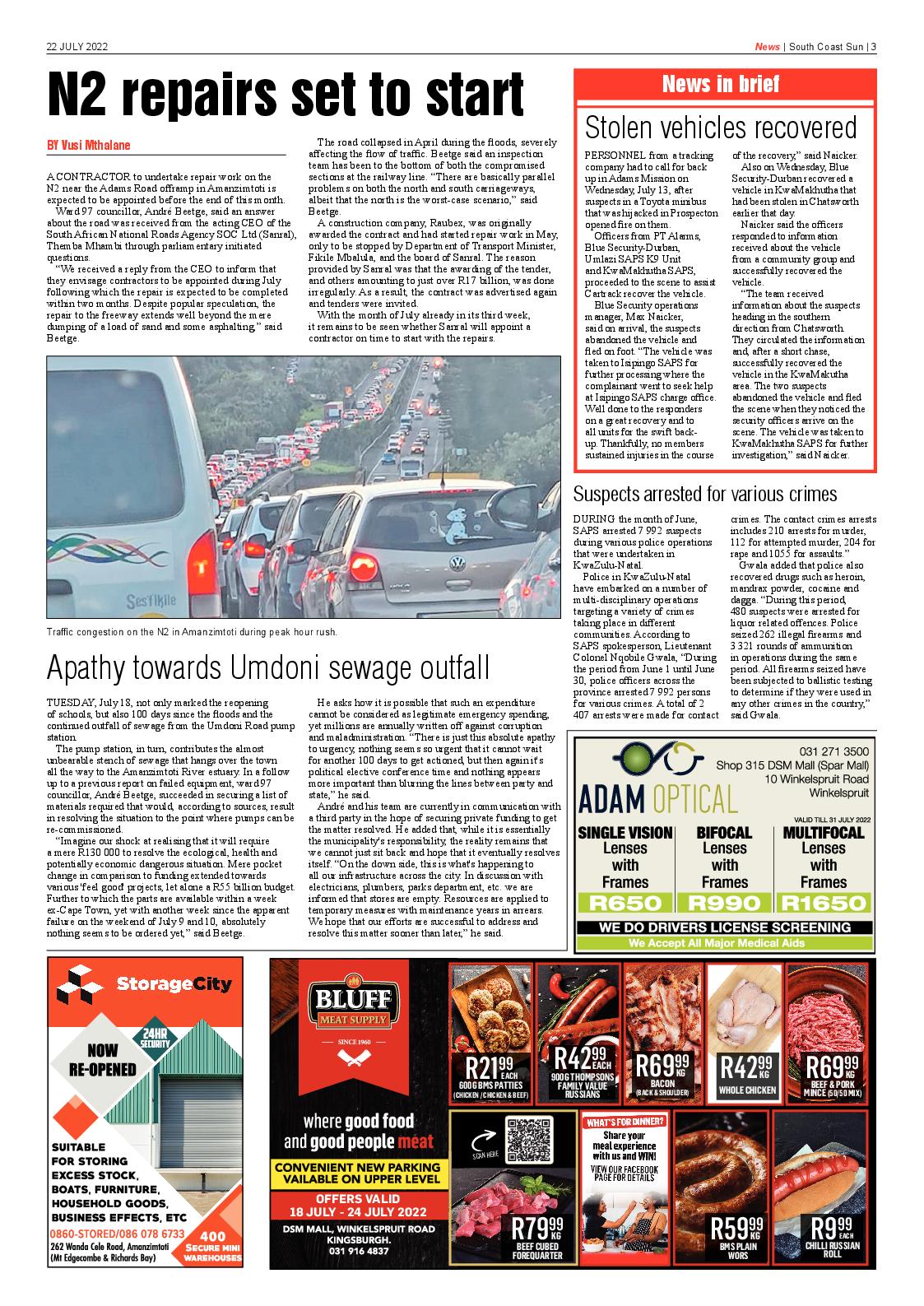 South Coast Sun 22 July 2022 page 3