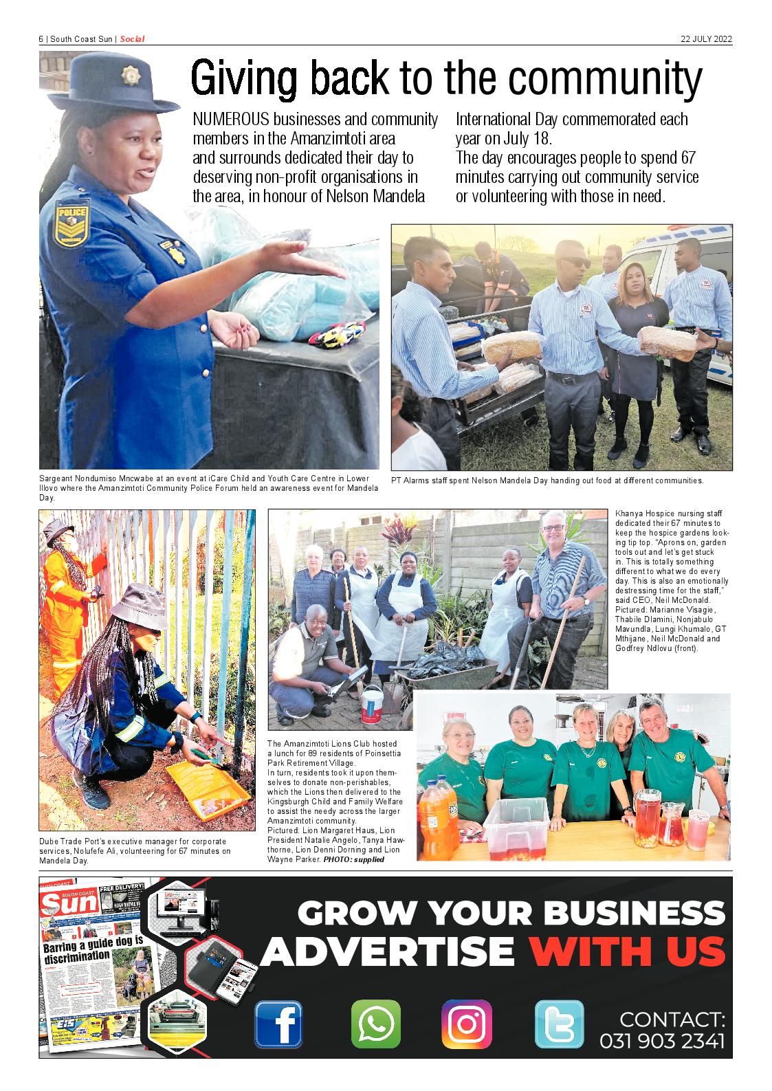 South Coast Sun 22 July 2022 page 6