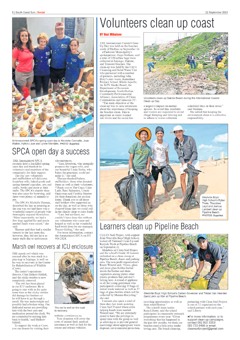 South Coast Sun 22 September 2023 page 6