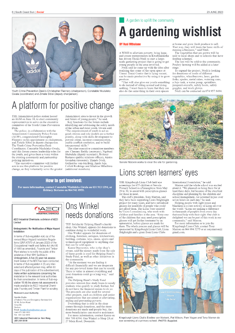 South Coast Sun 23 June 2023 page 6