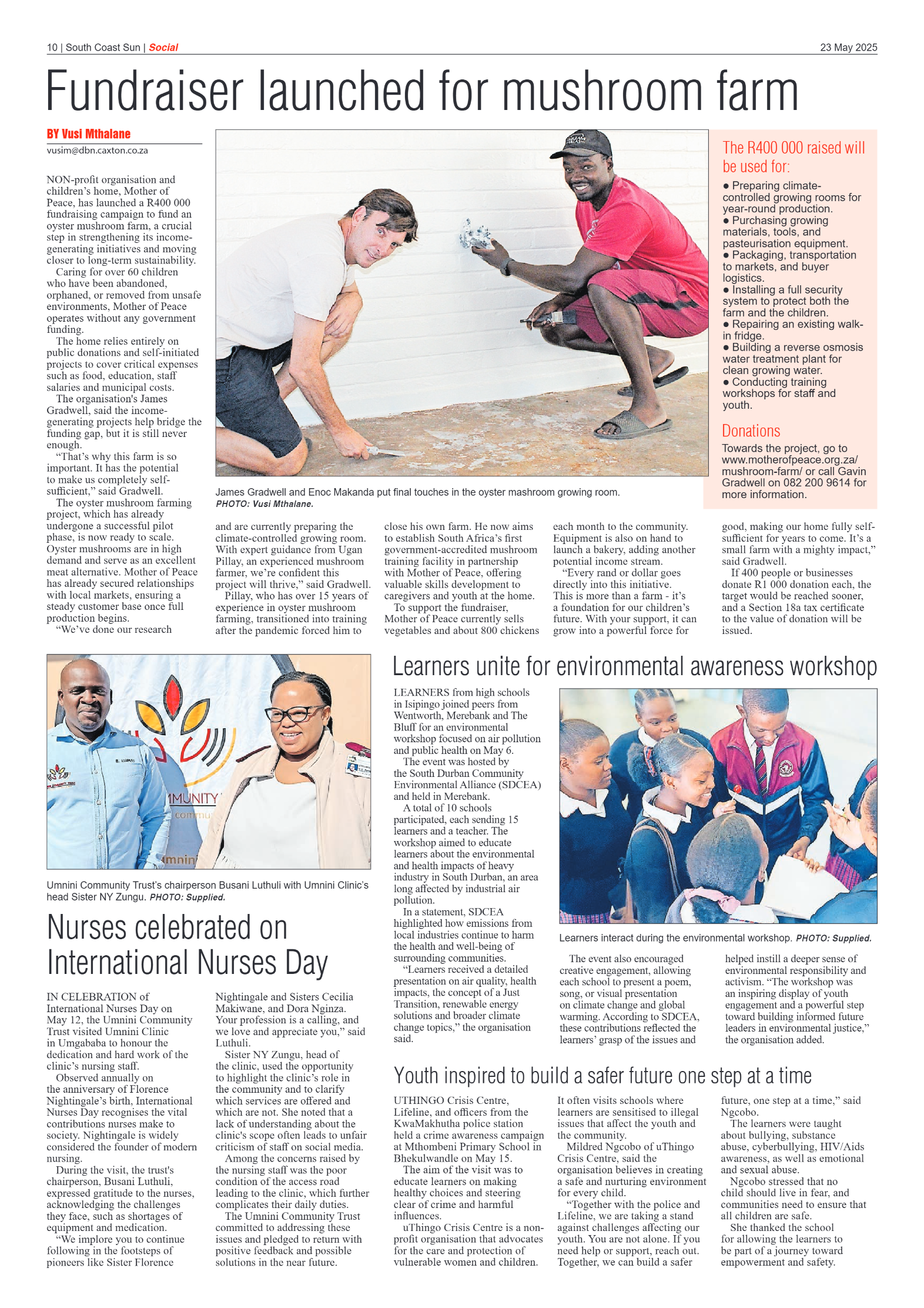 South Coast Sun 23 May 2025 page 10