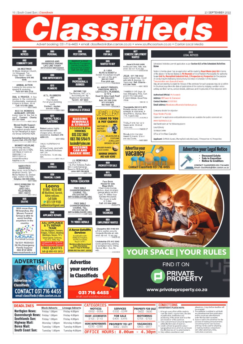 South Coast Sun 23 September 2022 page 10