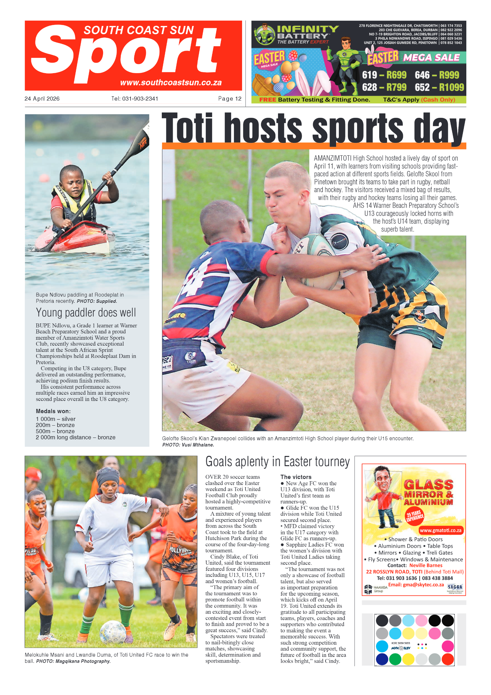 South Coast Sun 24 April 2026 page 12