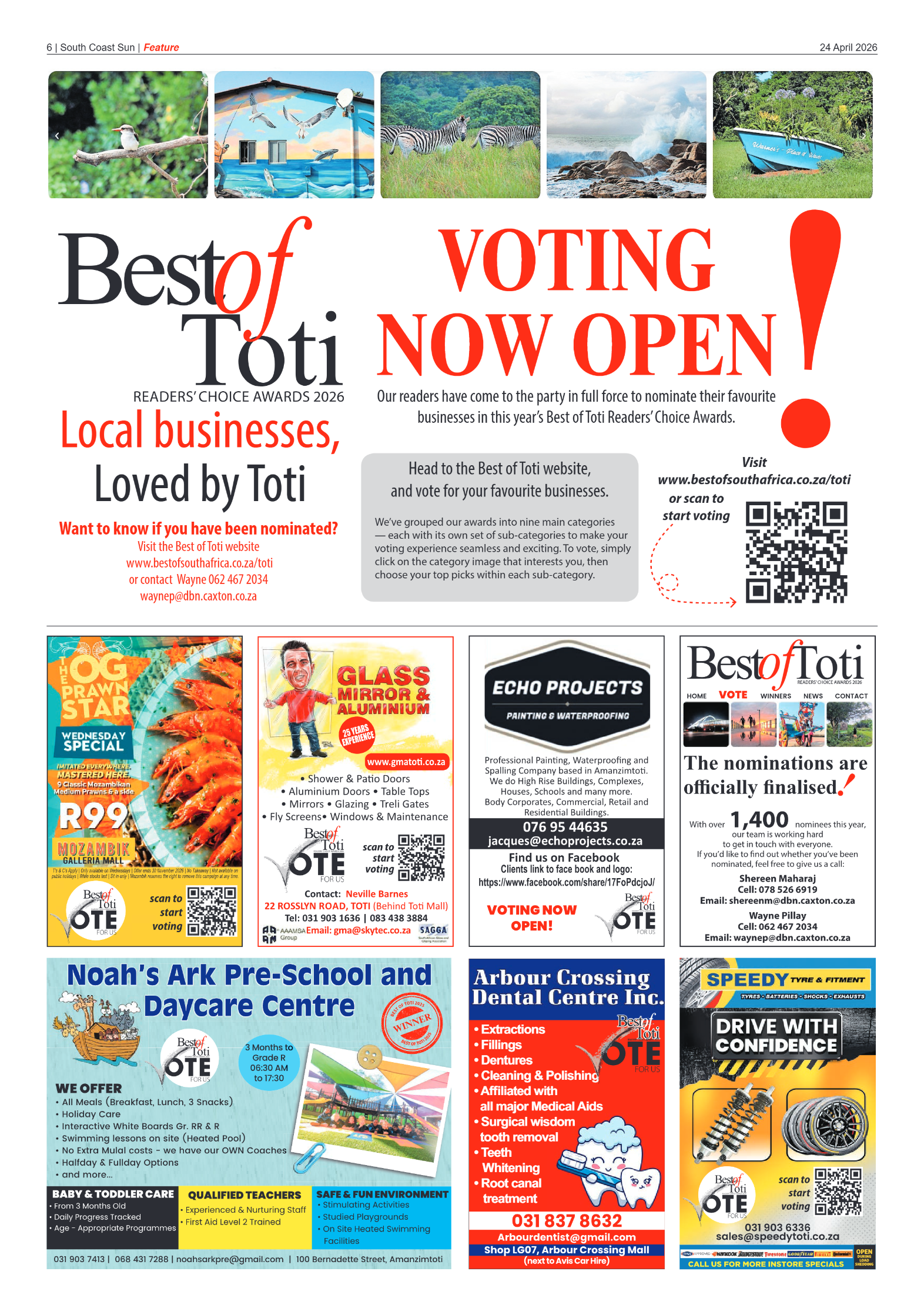 South Coast Sun 24 April 2026 page 6